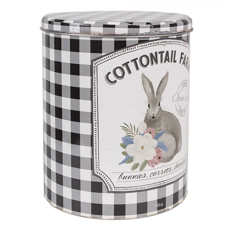 Metal storage jar in retro style, 17*23 cm, 6Y5509M