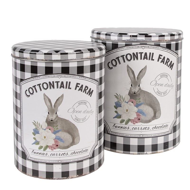 Metal storage jar in retro style, 17*23 cm, 6Y5509M