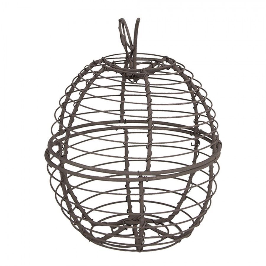Round kitchen basket with apple design