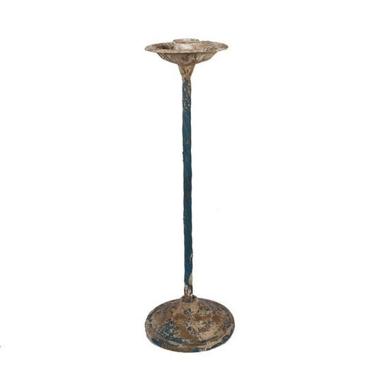 Candlestick in shabby chic style - vintage charm for your home 11х35 cm