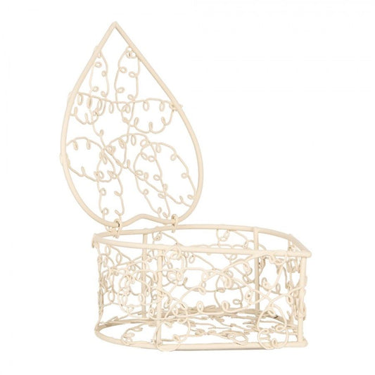 French Vintage Heart Basket,  3х3х2 in (8х8х5 cm)