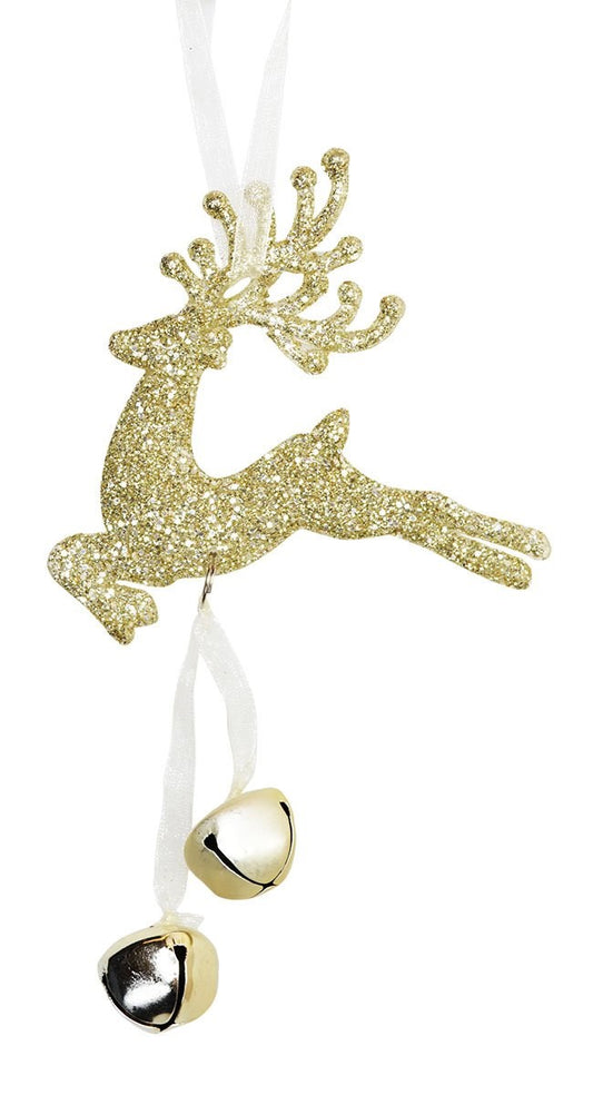 Golden Deer New Year Decoration Pendant – 10x15 cm