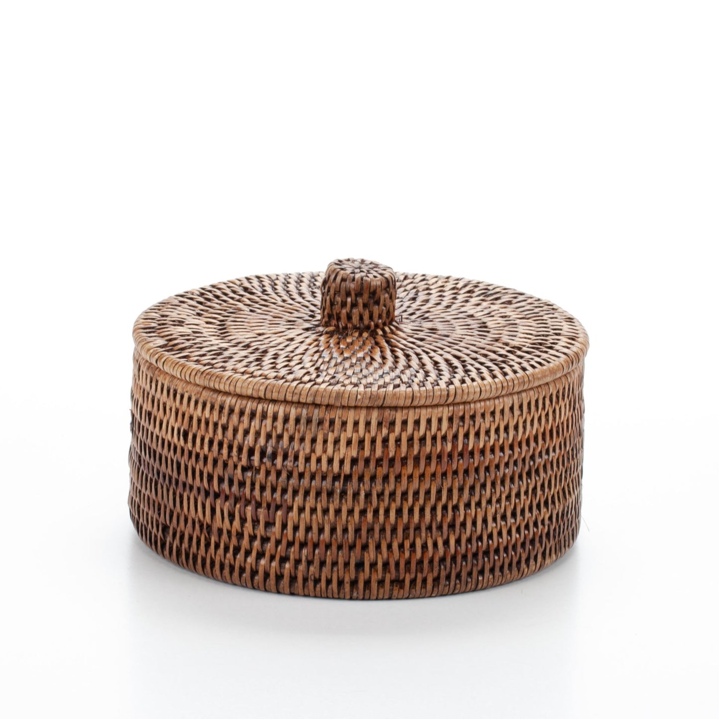 Multifunctional Storage Box, Woven from Rattan, 20*9 cm, 71021-brown