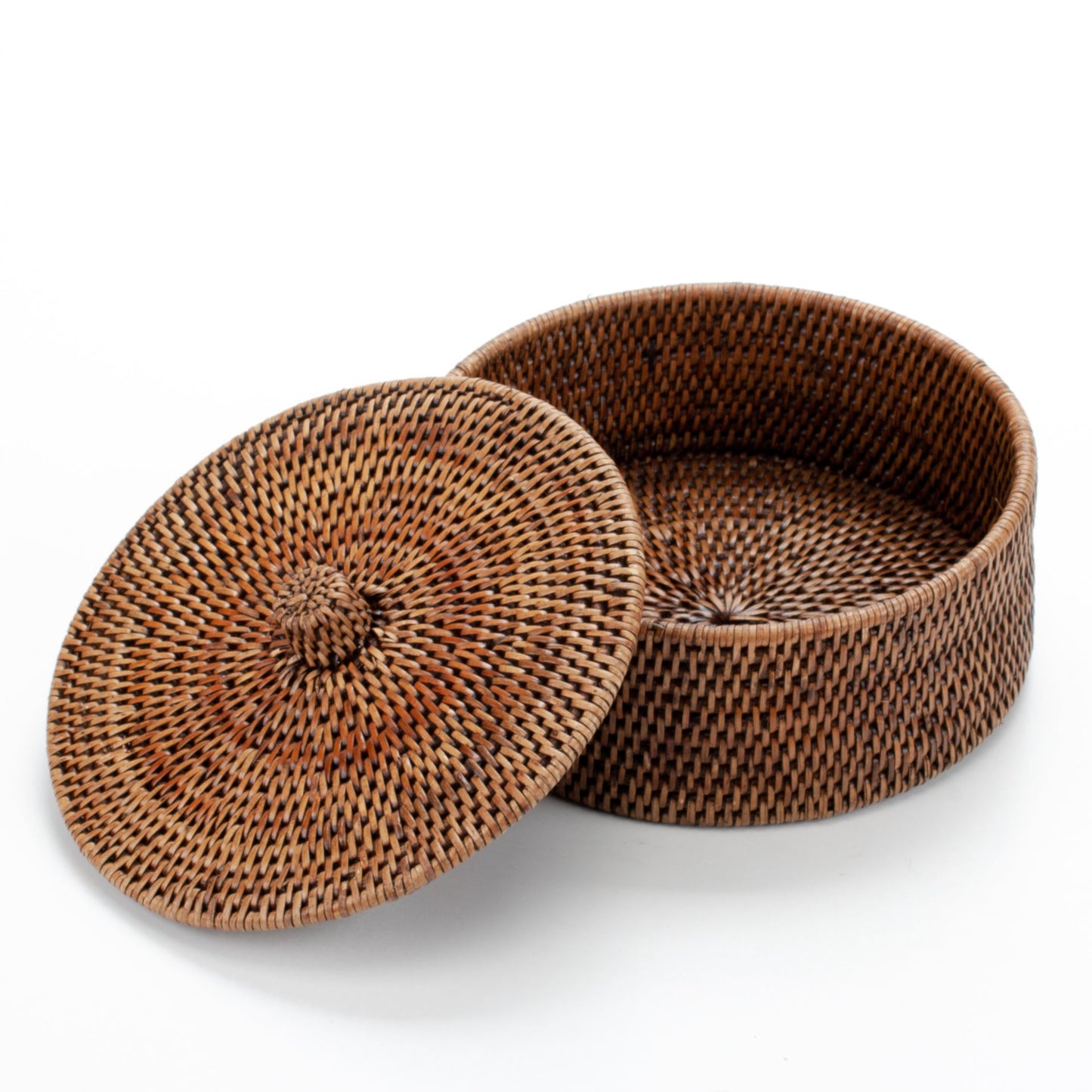 Multifunctional Storage Box, Woven Rattan, 24*10 cm, 71022-brown