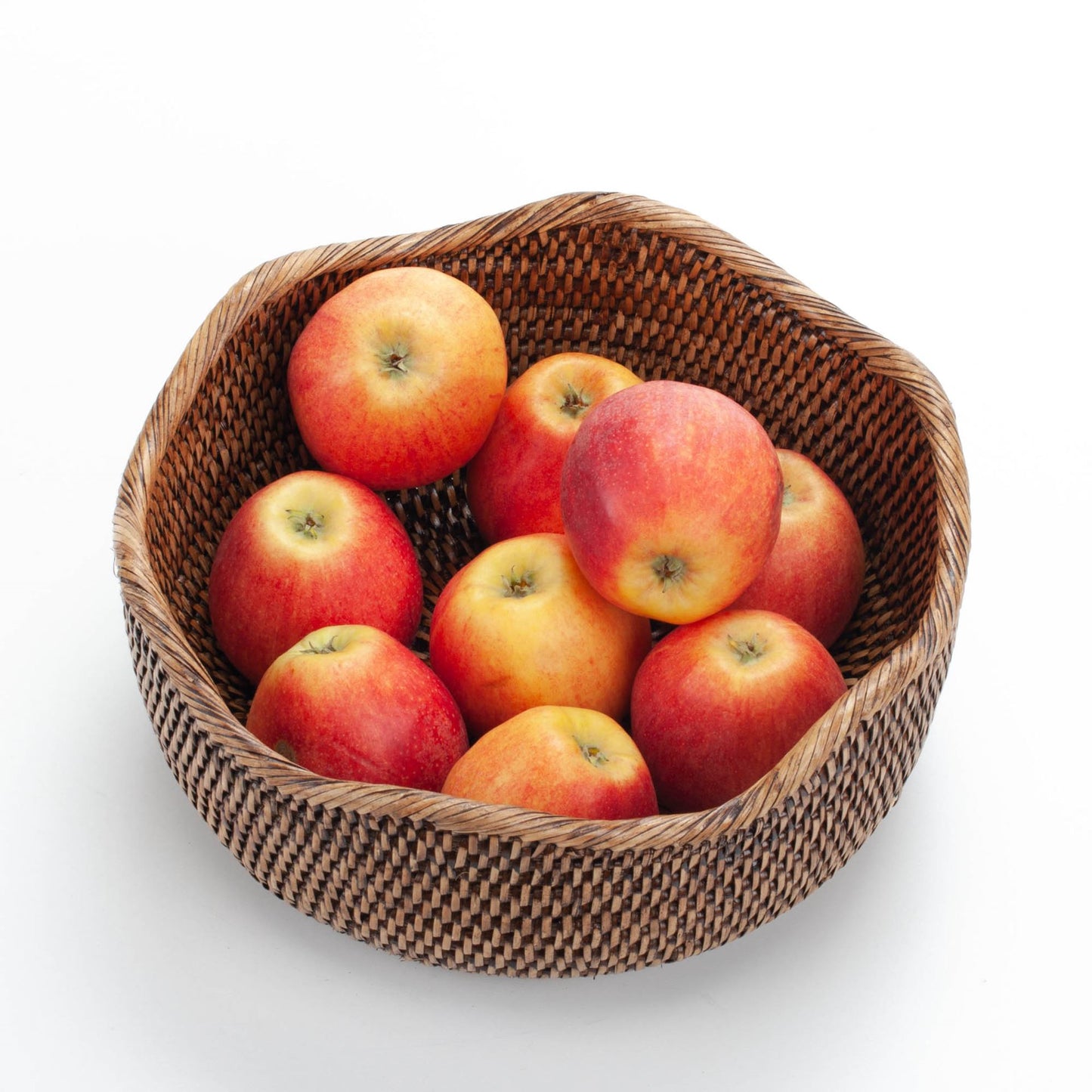 Woven Fruit Bowl Made of Natural Rattan, 26*12 cm, 71055-brown
