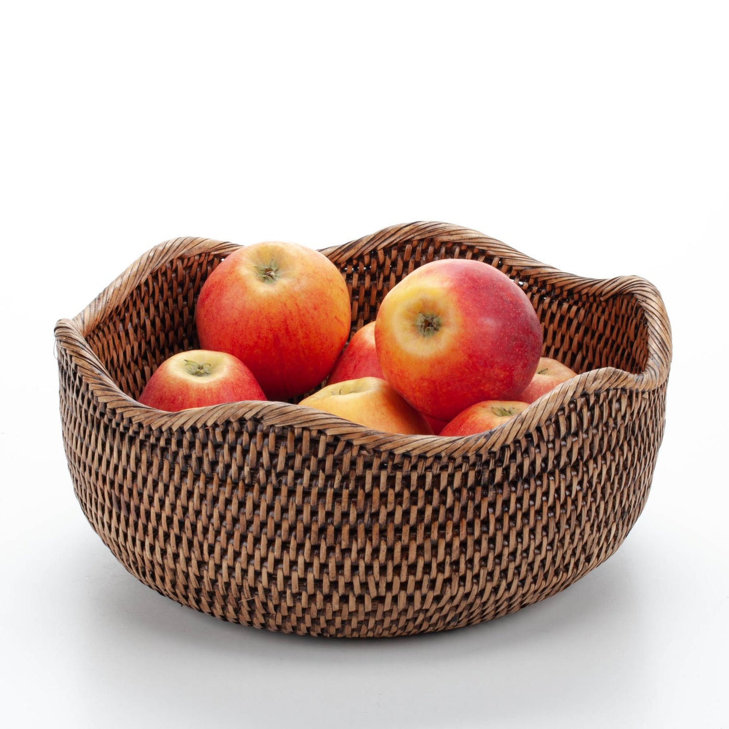 Woven Fruit Bowl Made of Natural Rattan, 26*12 cm, 71055-brown