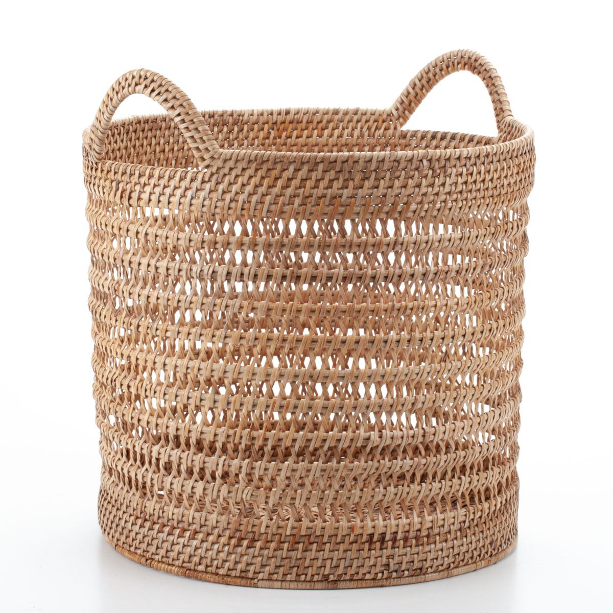 Woven Basket for Storing Children's Toys and Household Items, Made of Natural Rattan, 35*35/40 cm, 71069-brown