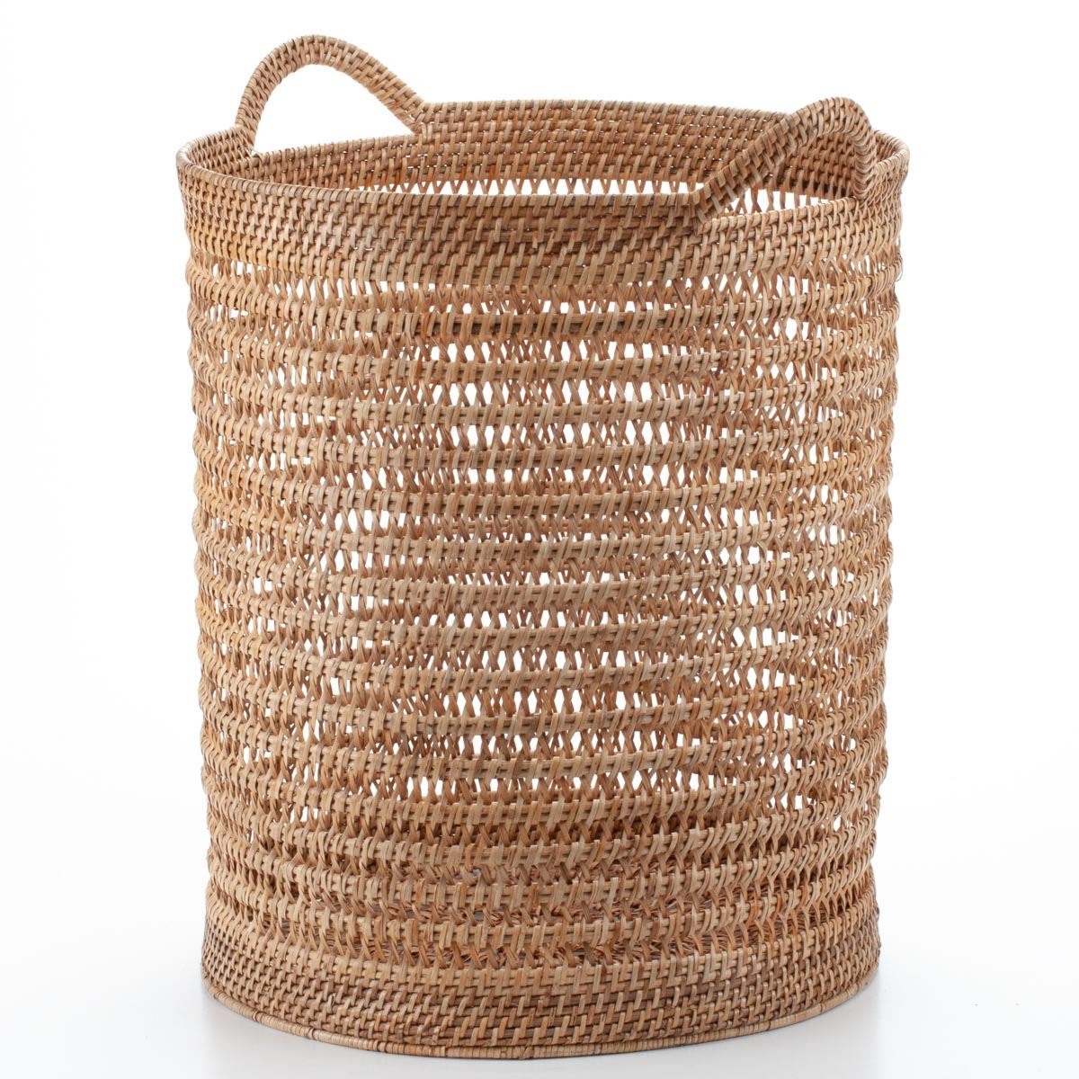 Storage Basket for Children's Toys, Household Items, Woven from Natural Rattan, 40*50/55 cm, 71070-brown