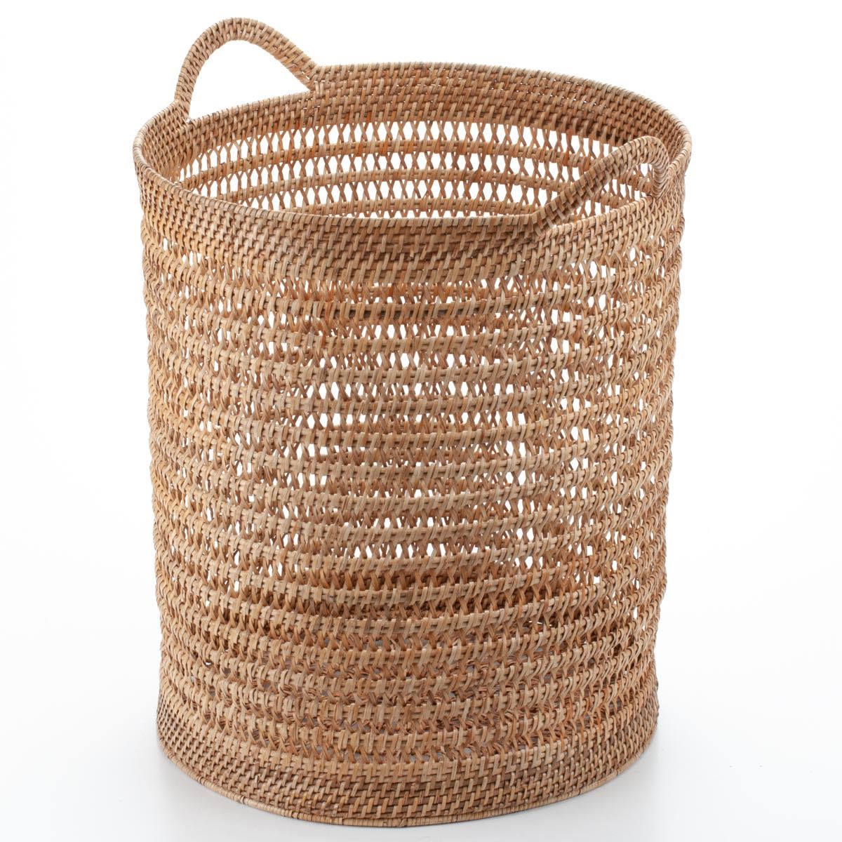 Storage Basket for Children's Toys, Household Items, Woven from Natural Rattan, 40*50/55 cm, 71070-brown