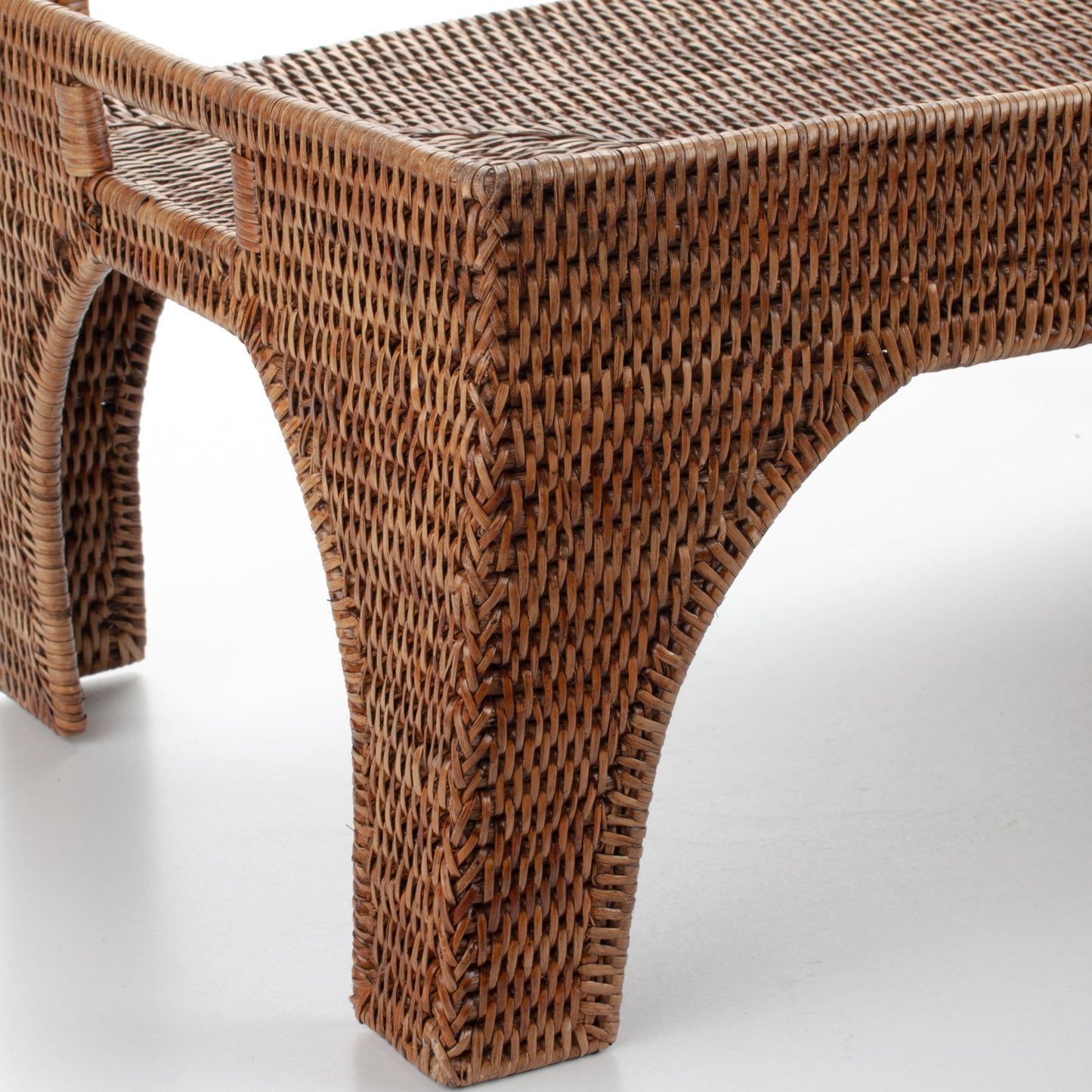 Handwoven Rattan Bed Tray Table with Legs | Breakfast in Bed Serving Tray | Boho Woven Tray with Handles | Laptop Stand