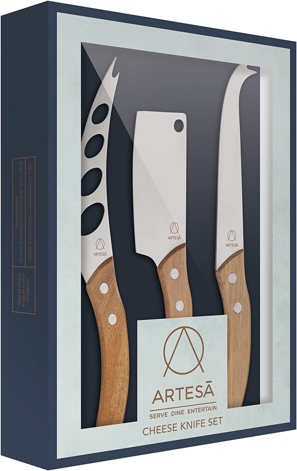 Artesà cheese knife set, 3 pcs, ARTCHEESE3PC