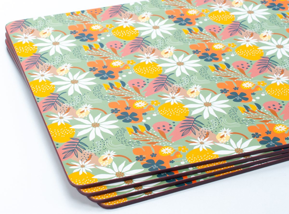 Premium Placemat Set - Exclusive Gift for an Elegant Home! 4 pcs, 30*40 cm, 77010