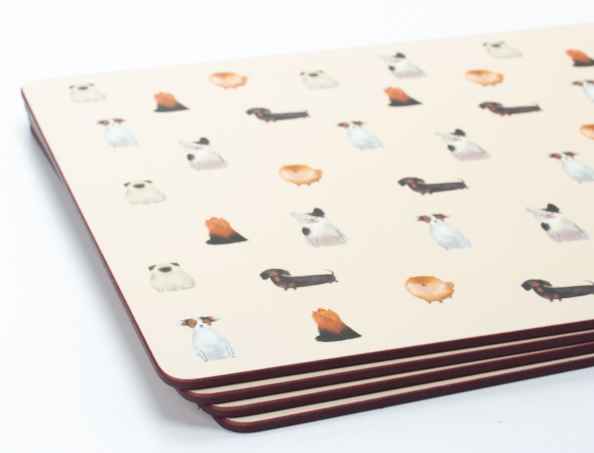 Premium Placemat Set - Exclusive Gift for an Elegant Home! 4 pcs, 30x40 cm, 77014