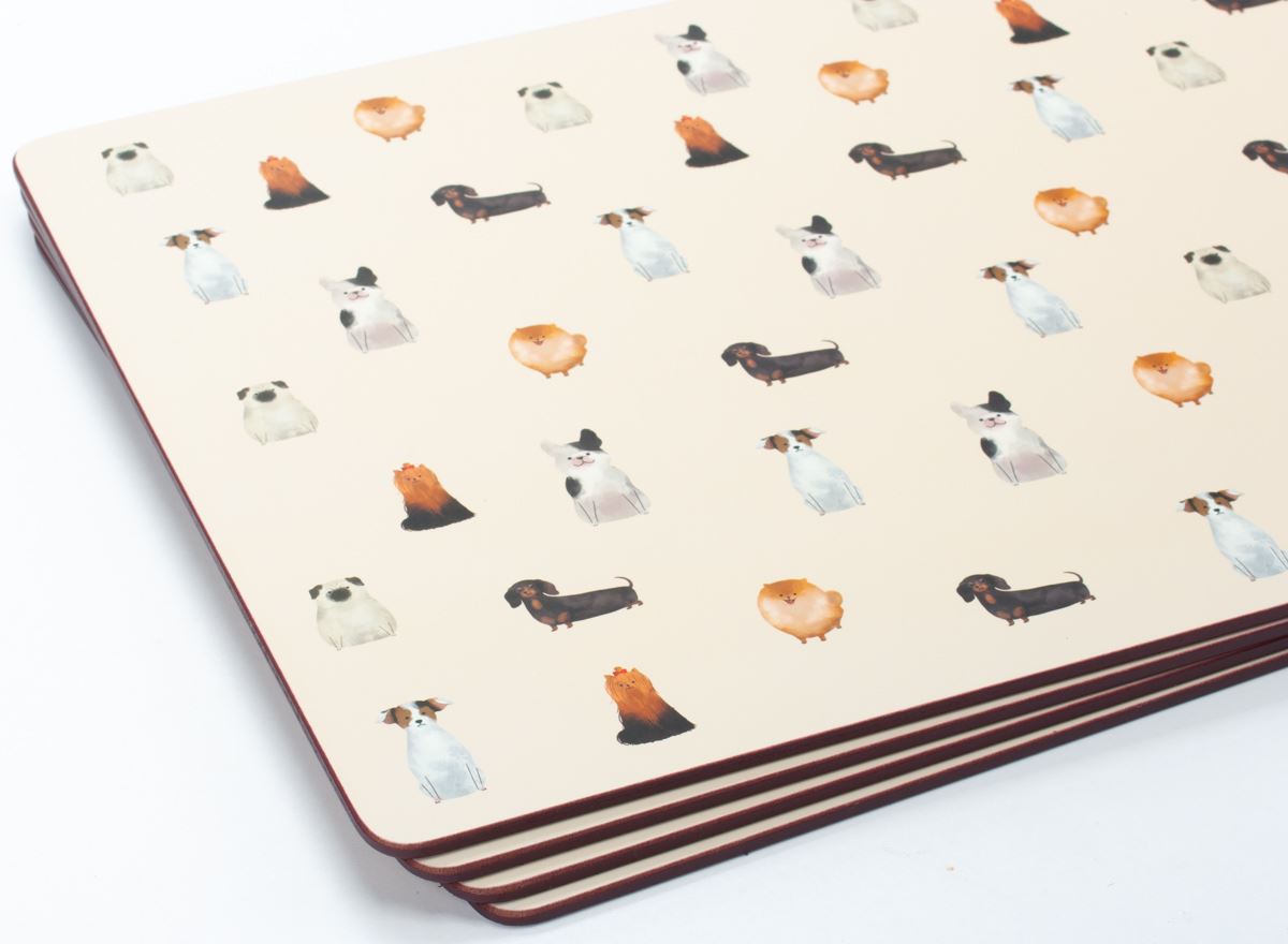 Premium Placemat Set - Exclusive Gift for an Elegant Home! 4 pcs, 30x40 cm, 77014