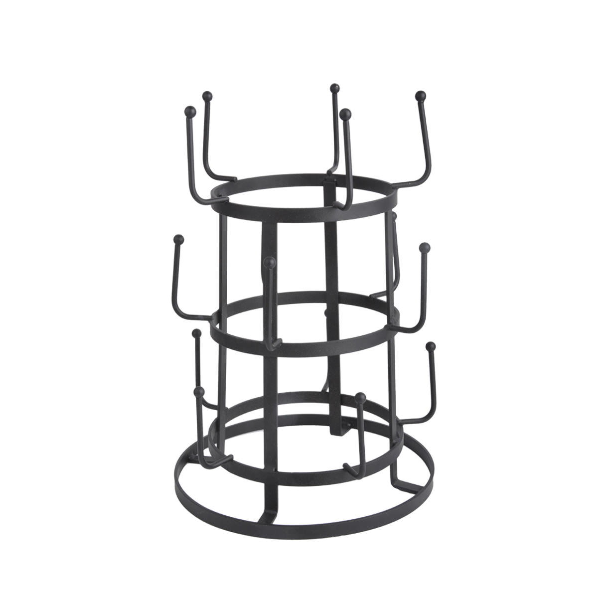 Farmhouse Retro Cup & Bottle Drying Rack – Stylish Kitchen Organizer