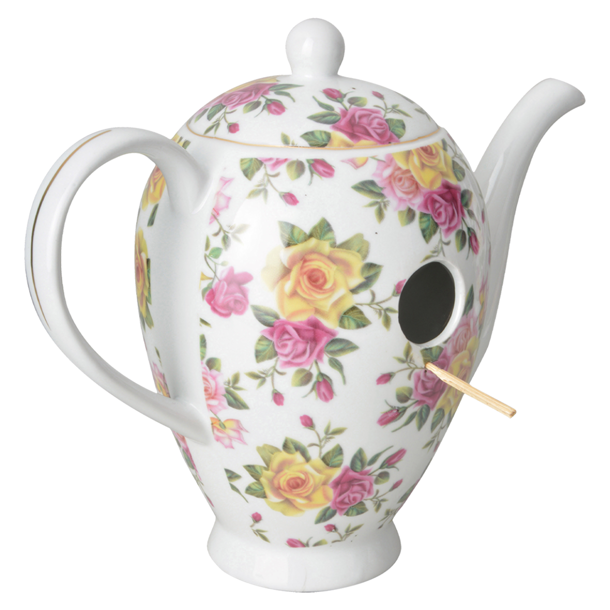 Birdhouse Teapot, 12*27*21 cm