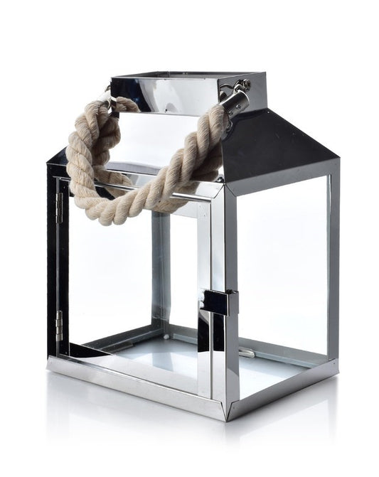 Leonardo Lantern  (Silver Colour), 20*13.5*24.5 cm