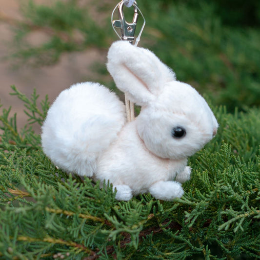 Plush Bunny Keychain