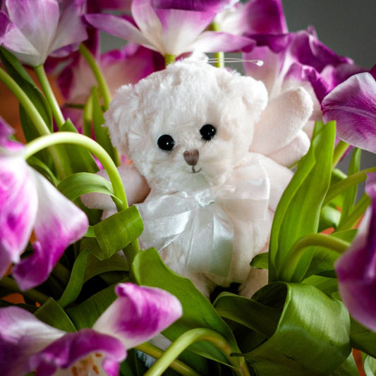 Bukowski Plush Bear “Kaitlyn” – 18 cm Elegant Scandinavian Toy