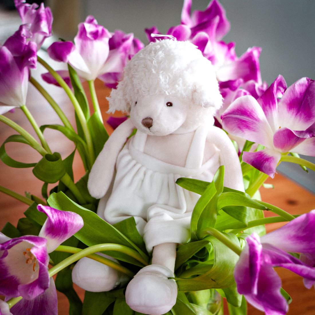 Soft toy Bukowski sheep Mack White, 30 cm