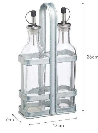 Industrial Kitchen Oil and Vinegar Kit, INDOILVIN2PC