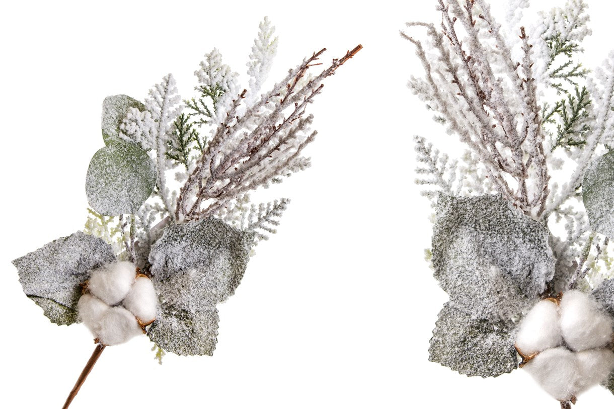 Christmas branch Cotton, 43 cm