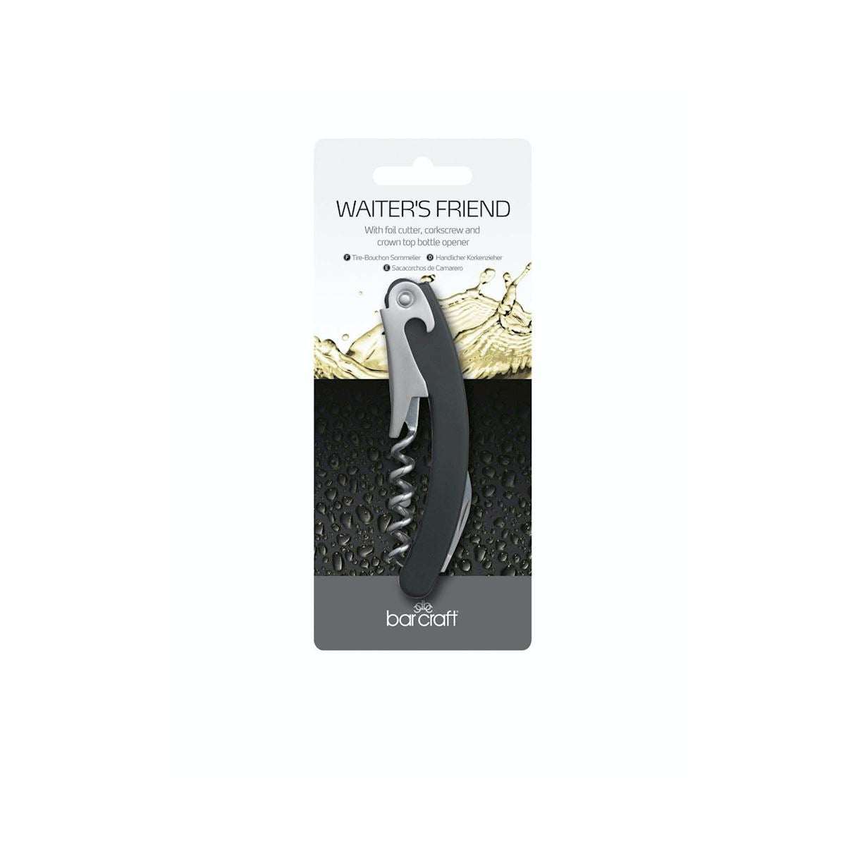 BarCraft Sommelier Corkscrew, KCBCWAITER