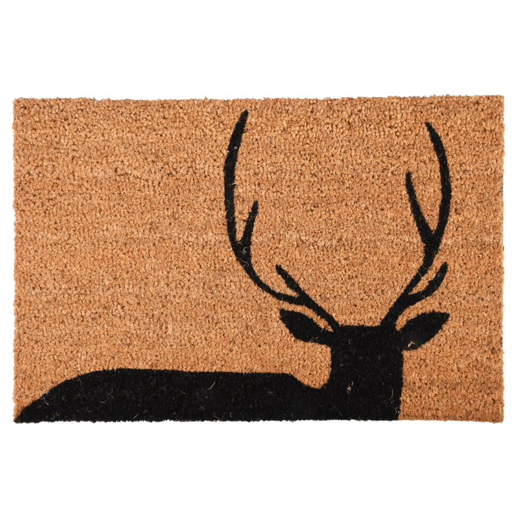 Stag Silhouette Coir Doormat