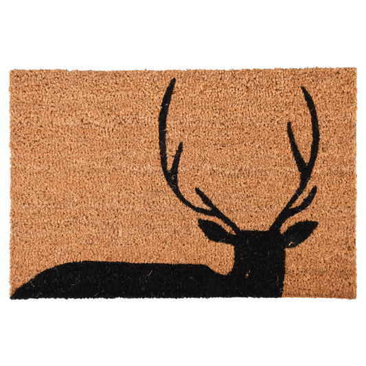 Stag Silhouette Coir Doormat