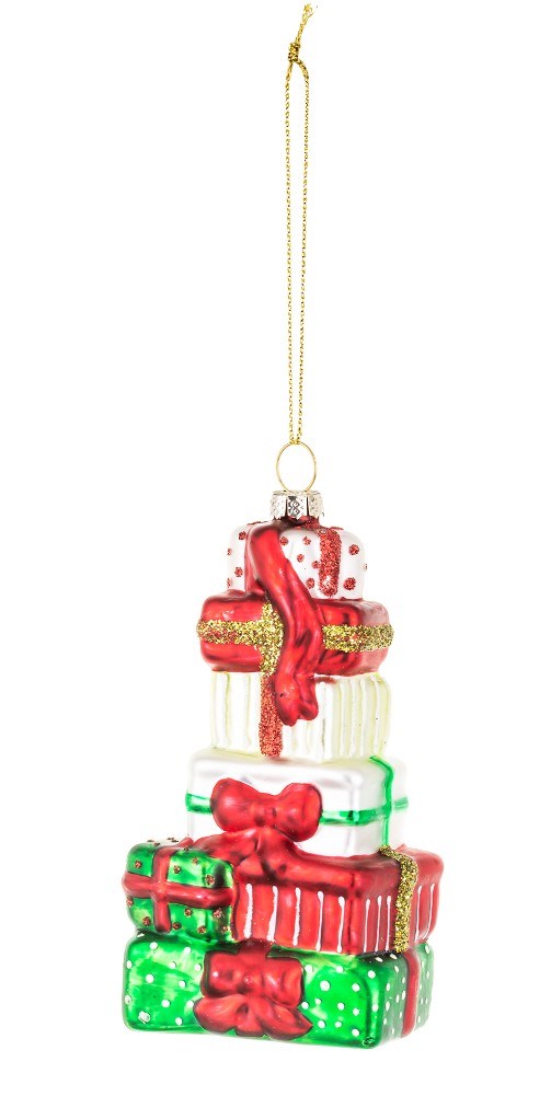 Festive New Year Gift Decoration – 12x6x4.5 cm