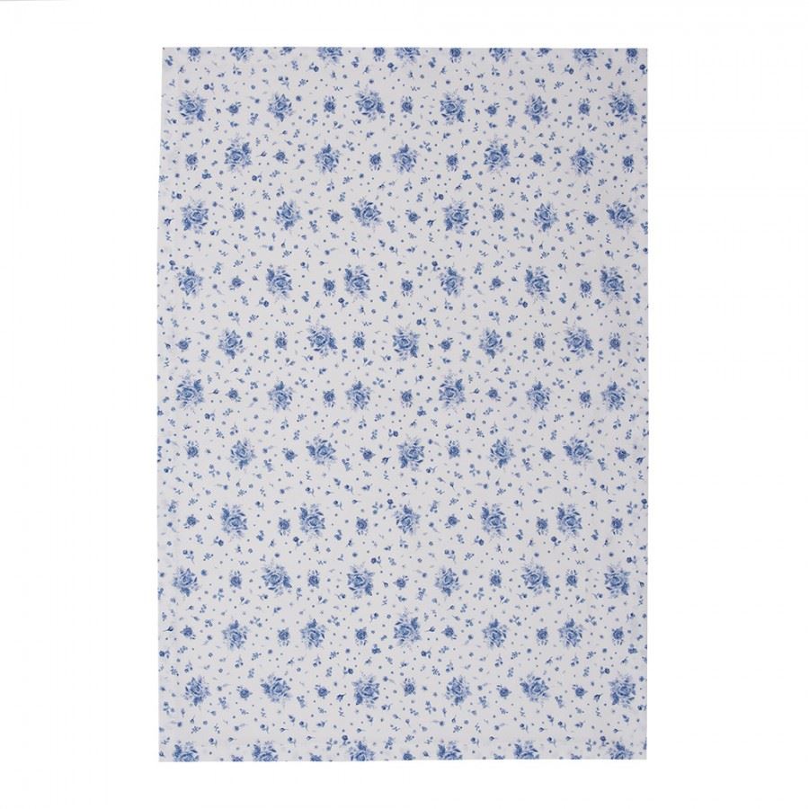 Blue Roses Premium Cotton Kitchen Towel, 50x70 cm