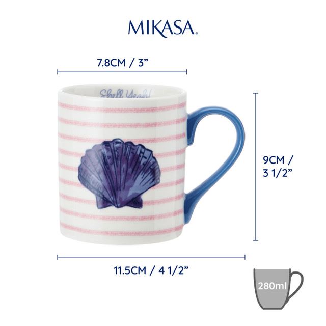 Mikasa Shell Cup, 280 ml, MKCANSHELL
