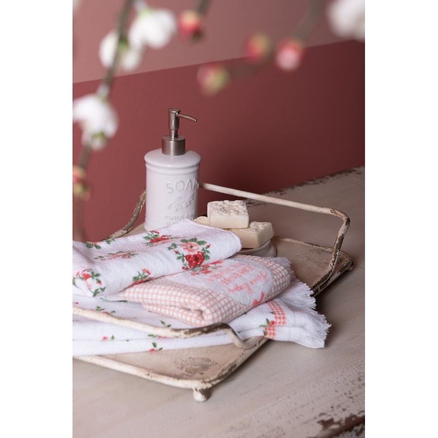Pink Roses Hand Towel 40*66 cm
