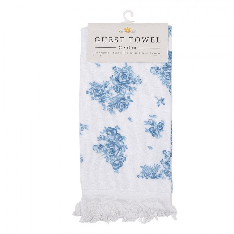 Blue Roses Hand Towel, 40*66 cm