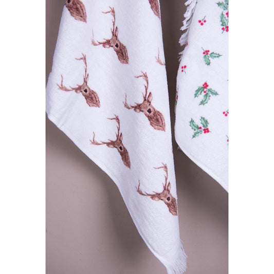 Majestic Deer Premium Cotton Kitchen Towel, 40х66 cm