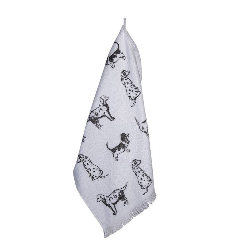 Dog Print Premium Cotton Hand Towel 40x66 cm