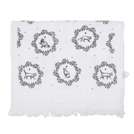Cat Print Hand Towel, 40*66 cm