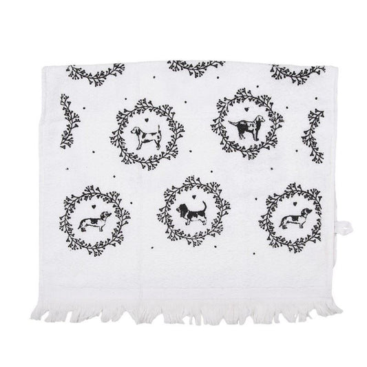 Dog Print Towel, 40*66 cm