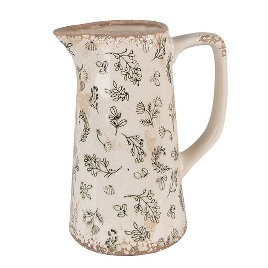 Decorative Ceramic Pitcher in Vintage Style, 15*10*19 cm, 6CE1547