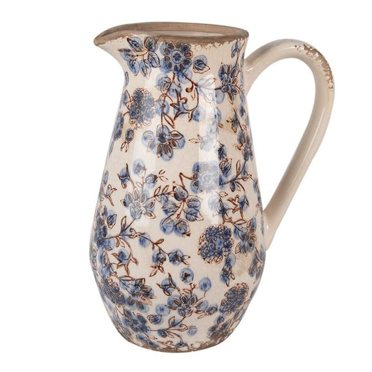 Decorative Ceramic Pitcher in Vintage Style 8x6x10 in (20*14*25 cm)