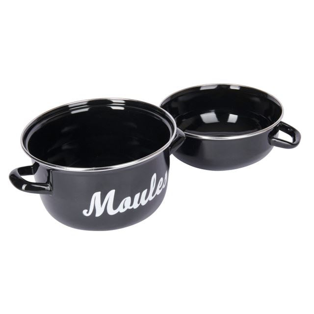 KitchenCraft World of Flavours Mediterranean Standard Mussels Pot