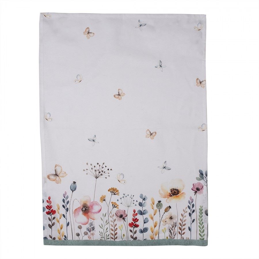 Summer Blossoms Premium Cotton Kitchen Towel, 50х70 cm