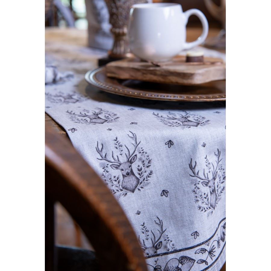 Woodland Deer Table Runner, 50*140 cm