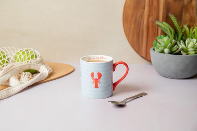 Mikasa Lobster Straight-Sided Porcelain Mug, 280ml