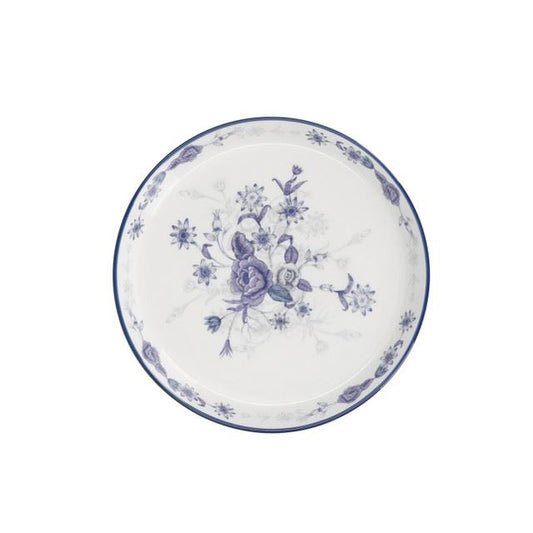 London Pottery Blue Rose plate, 20 cm, LPBRCPLATEBLU