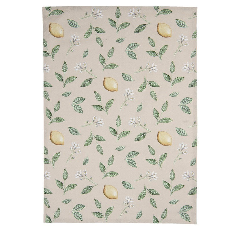 Lemons and Leaves Kitchen Towel, 50*70 cm