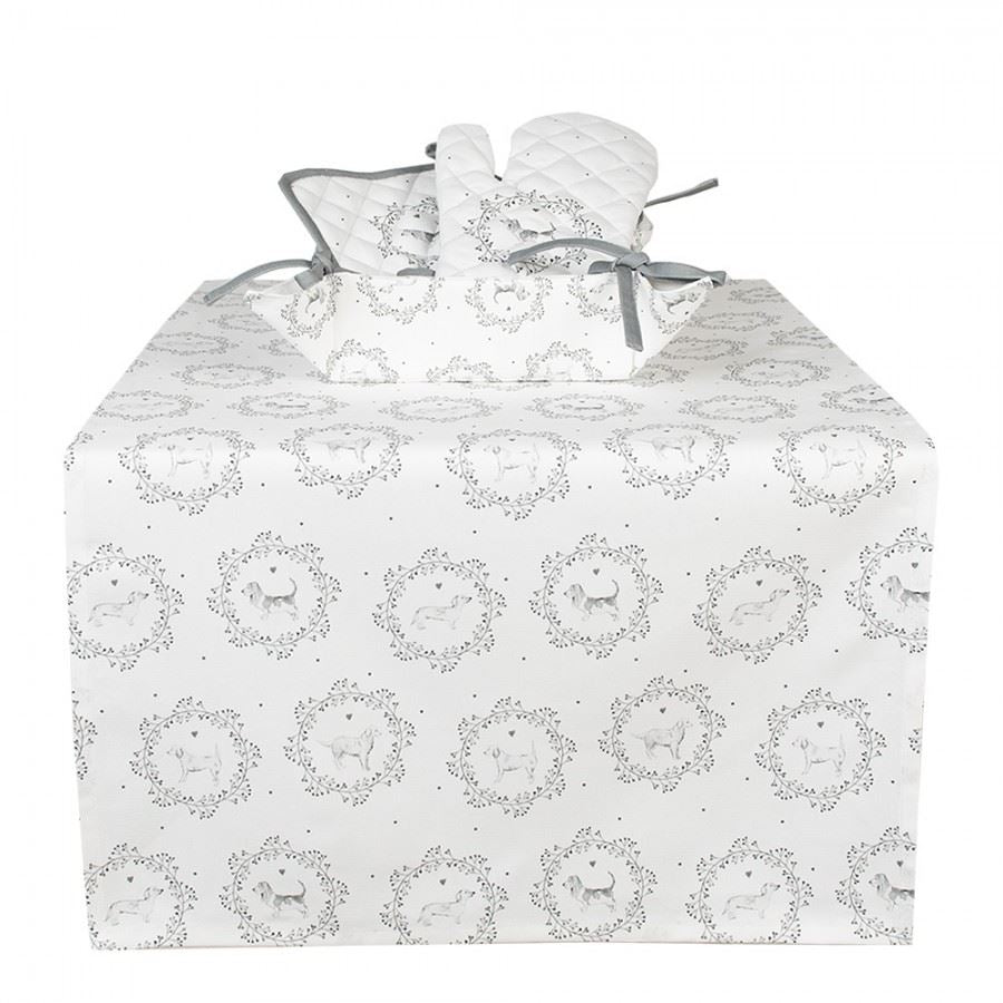Adorable Puppies Table Runner, 50*140 cm