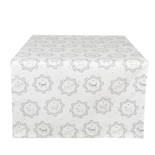 Adorable Puppies Table Runner, 50*140 cm