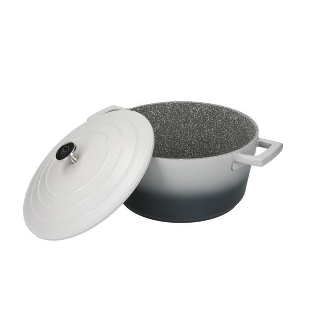MasterClass Ombre Gray saucepan, 4 L, MCMCRD24GRY