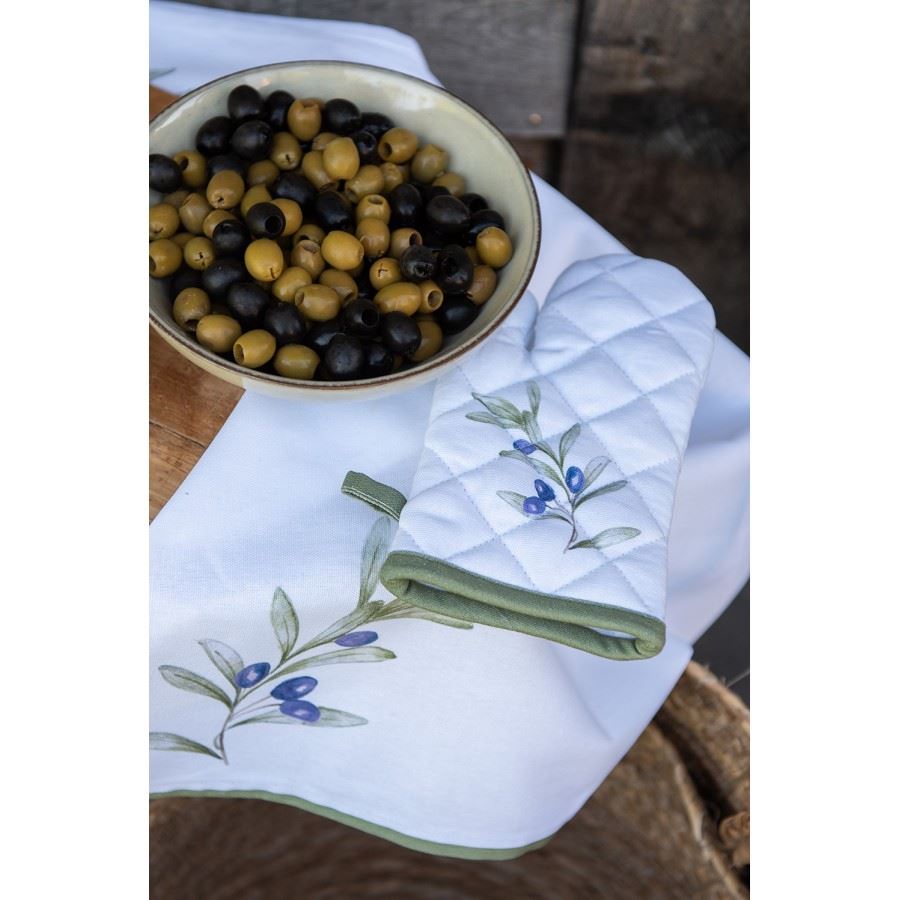 Olive Branch Oven Mitt, 18*30 cm